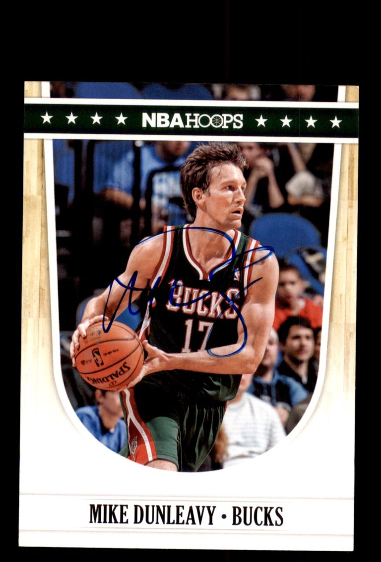 Signed Basketball Card Auto Mike Dunleavy 2011-12 Hoops #78 Milwaukee Bucks