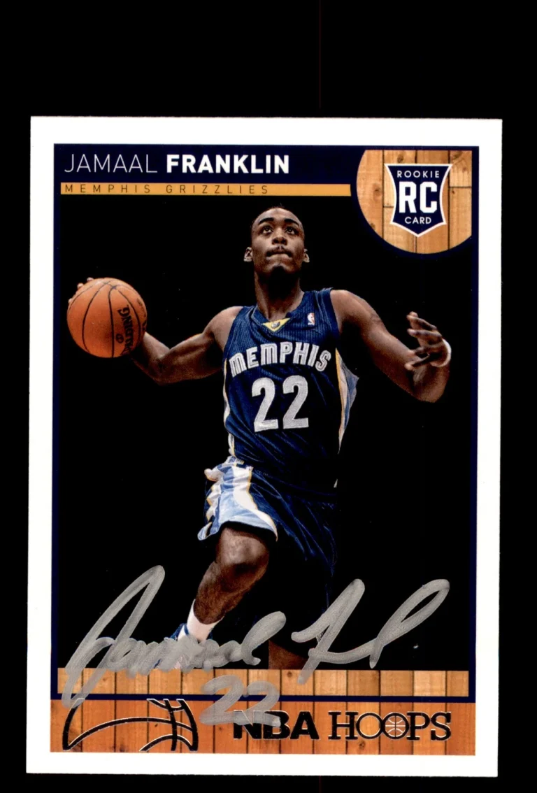 Signed Basketball Card Auto Jamaal Franklin 2013-14 Hoops #296 Memphis Grizzlies