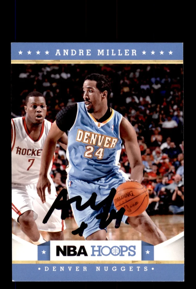 Signed Basketball Card Auto Andre Miller 2012-13 Hoops #113 Denver Nuggets