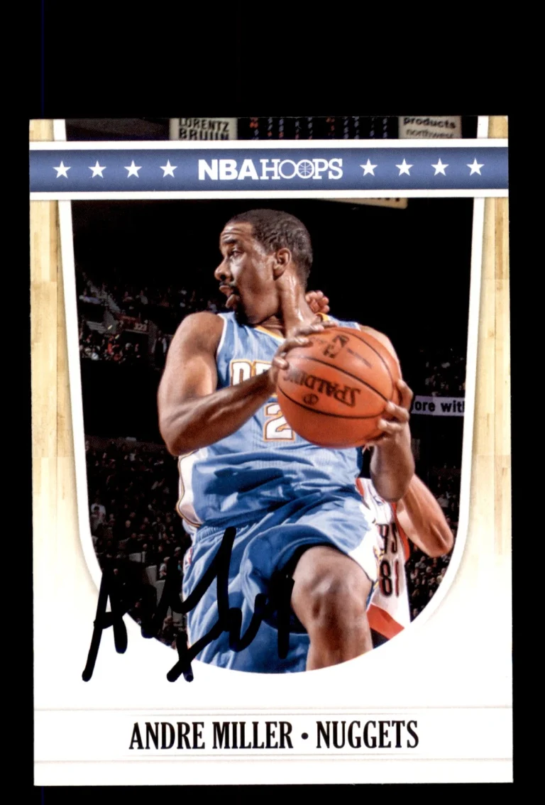 Signed Basketball Card Auto Andre Miller 2011-12 Hoops #52 Denver Nuggets