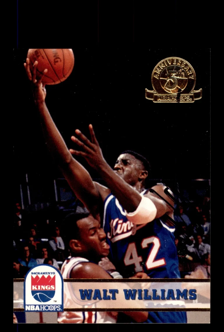 Signed Basketball Card Auto Walt Williams 1993-94 Hoops #194 Sacramento Kings