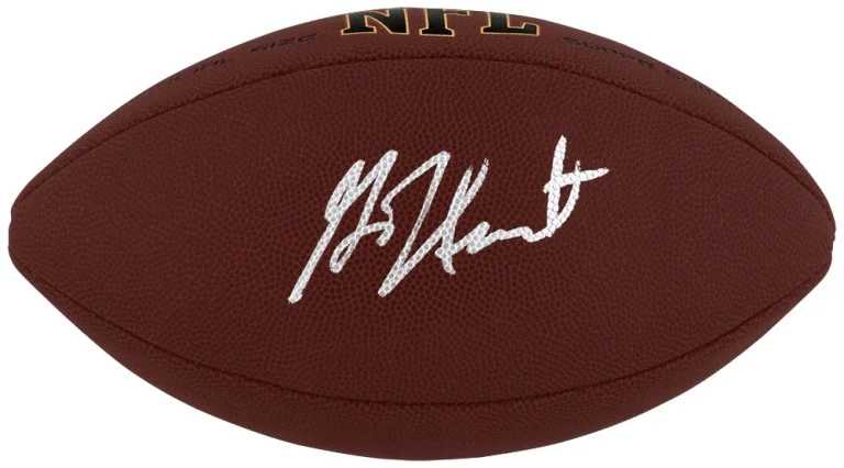 Garrison Hearst Signed Wilson Super Grip Full Size NFL Football - (SCHWARTZ COA)