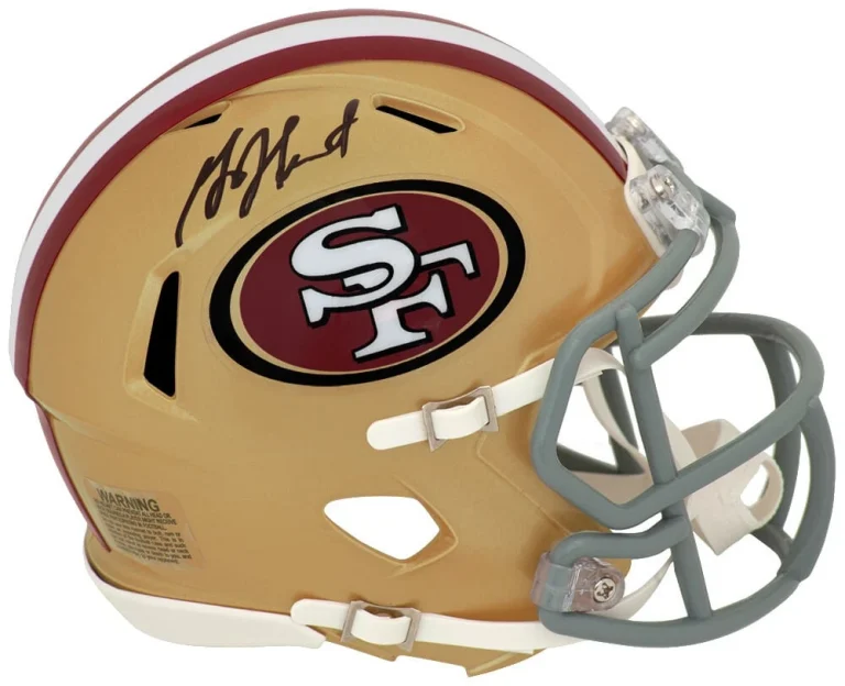 Garrison Hearst Signed San Francisco 49ers Riddell Speed Mini Helmet - (SS COA)