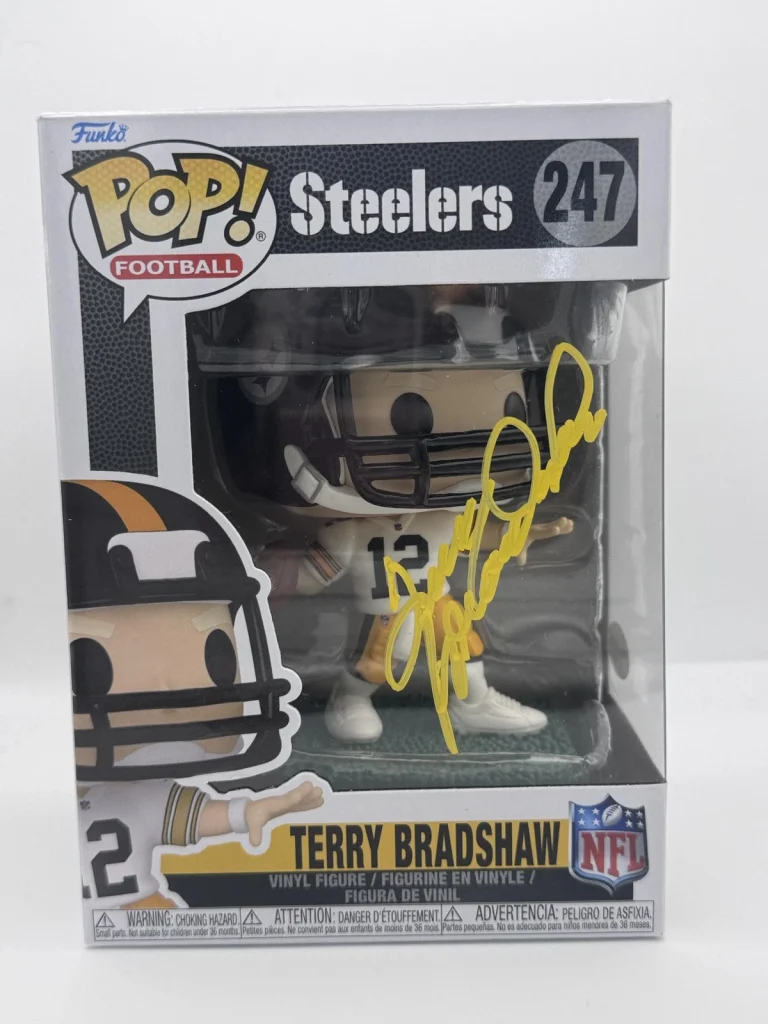 Terry Bradshaw AUTOGRAPH Signed Pittsburgh Steelers NFL 247 Funko Pop B ACOA