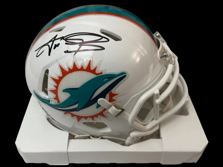 Tua Tagovailoa Miami Dolphins Atlanta Falc Signed Autograph Mini Helmet Fanatics