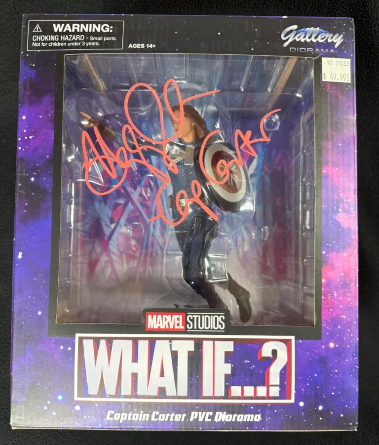 Hayley Atwell Signed & Inscribed Captain Carter What If PVC Figure JSA COA