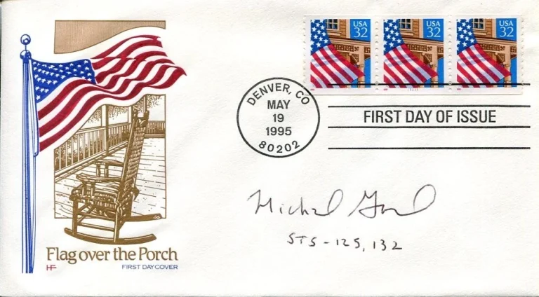 Michael Good NASA Astronaut Space Shuttle Atlantis STS Signed Autograph FDC
