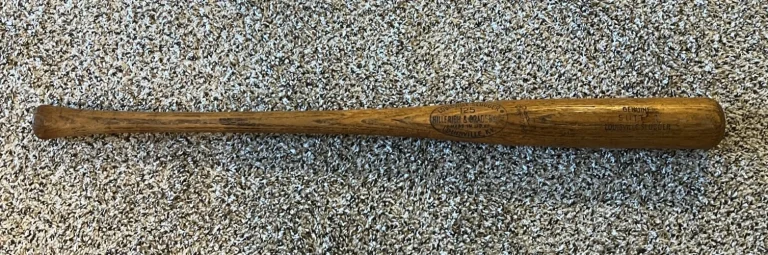DON SUTTON GAME USED BASEBALL BAT VTG LOS ANGELES DODGERS HOF (1969) PSA 7