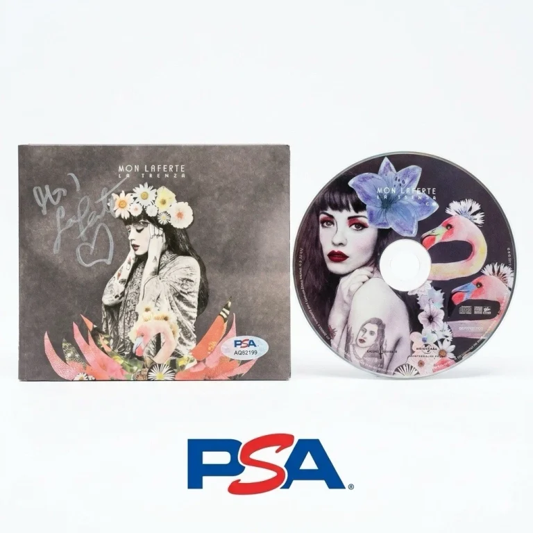 Mon Laferte Signed CD LA TRENZA PSA Authentic Autograph Music