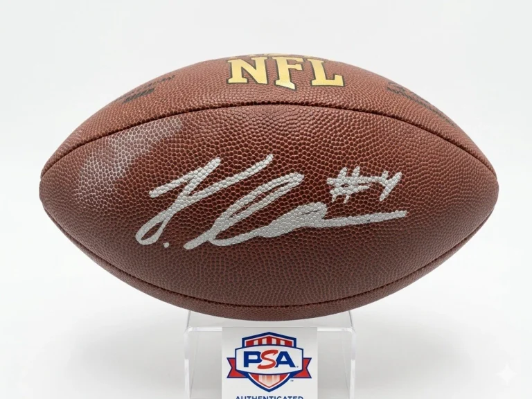 Jeremiyah Love Signed NFL Football PSA Authentic Autograph Arizona Cardinals