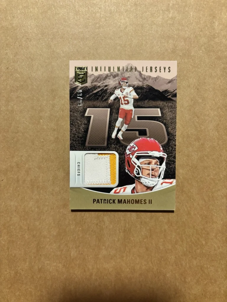 2024 Elite Patrick Mahomes Influential Jerseys 2 COLOR Patch 03/99 KC Chiefs