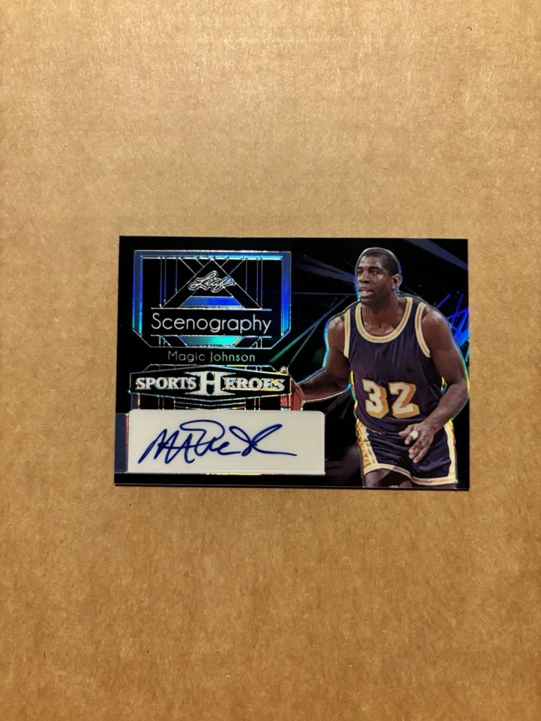 2024 Leaf Scenography #'d /6  Magic Johnson #S-MJ1 Signed Auto HOF LA Lakers