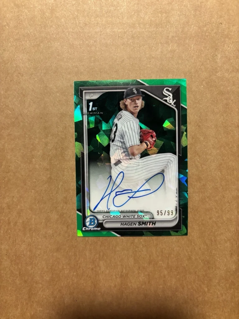 Hagen Smith 1st Bowman Green Sapphire Auto /99 #CPA-HS