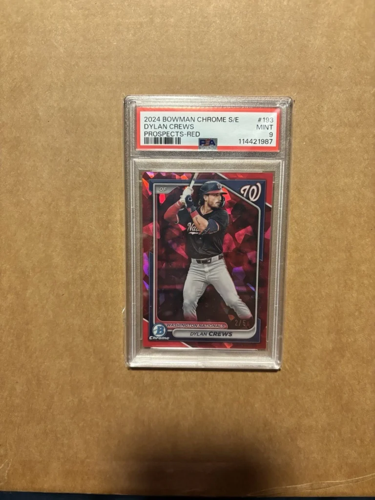 2024 Bowman Chrome Sapphire Edition - Prospects Dylan Crews #BCP-193 Red /5 (RC)