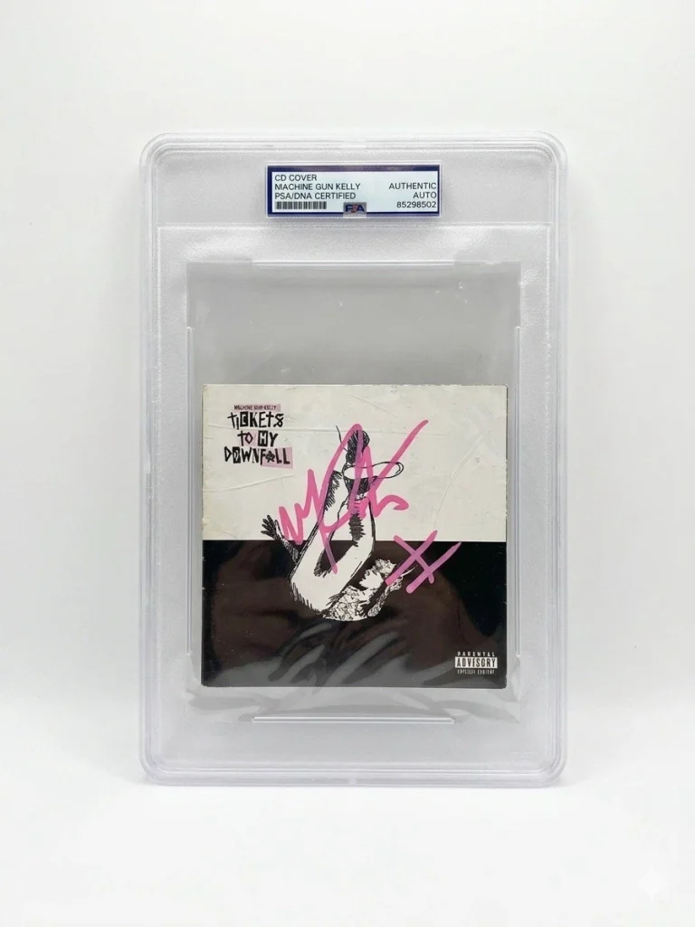 Machine Gun Kelly Signed Lost American CD Cover PSA Authentic Autographed