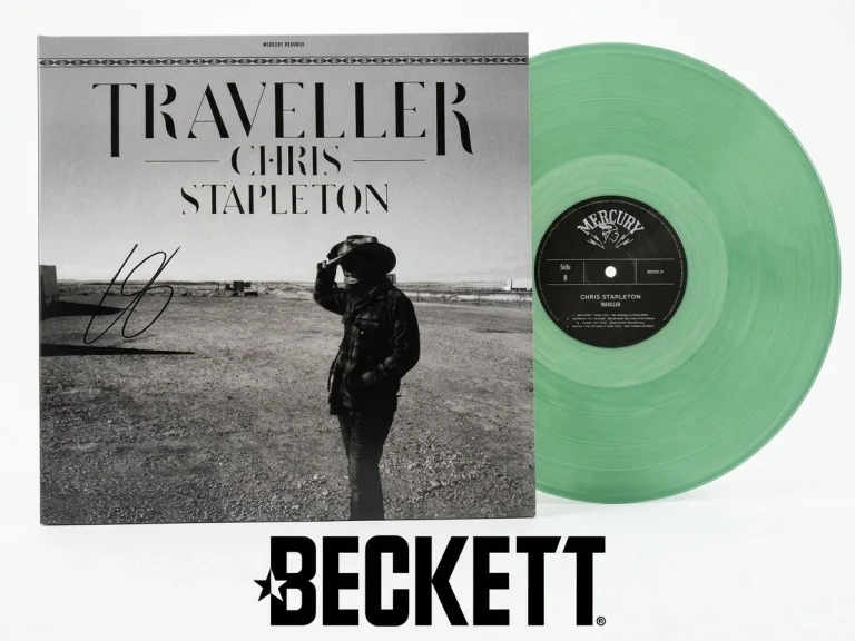 Chris Stapleton Autographed Vinyl LP Traveler Signed Beckett Authentic Country