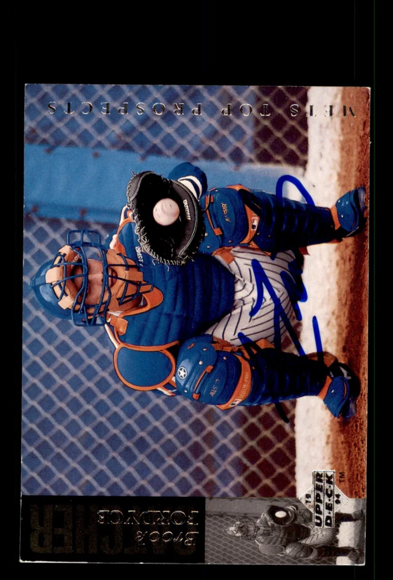 Signed Baseball Card Auto Brook Fordyce 1994 Upper Deck Minor League #19 Tides