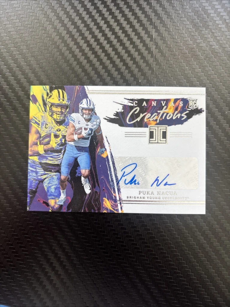 2023 Chronicles Draft Picks Puka Nacua Impeccable Canvas Creations RC Auto