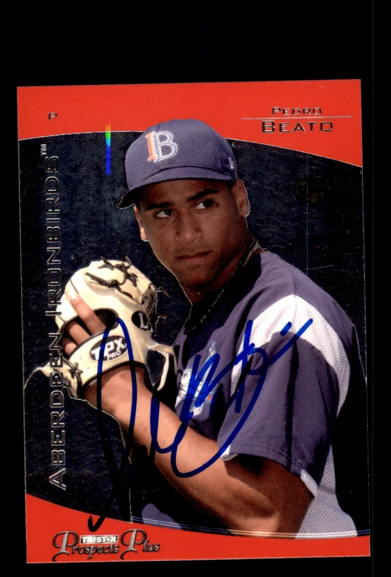 Signed Baseball Card Auto Pedro Beato 2006 TriStar Prospects Plus #23