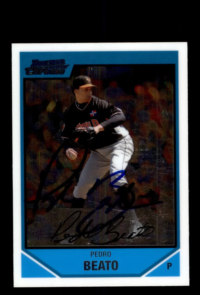Signed Baseball Card Auto Pedro Beato 2007 Bowman Chrome #BDPP66 Orioles