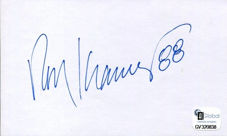 Ron Kramer Michigan Wolverines HOF Green Bay Packers Signed Autograph GAI