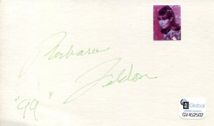 Barbara Feldon Get Smart Sexy Signed Autograph Card GAI COA