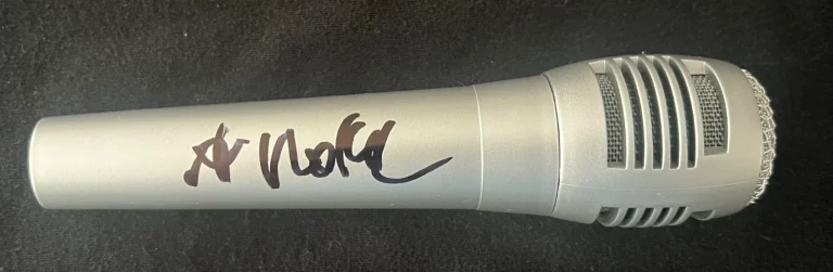 SIGNED MICROPHONE AUTO AL ROKER WEATHERMAN TODAY SHOW NEWS JSA COA