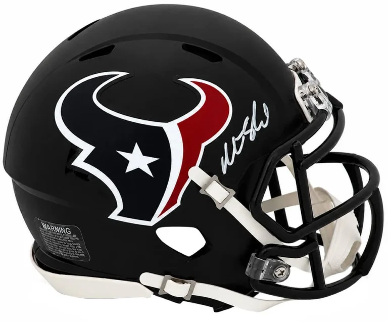 Matt Schaub Signed Houston Texans Riddell Speed Mini Helmet - (SCHWARTZ COA)