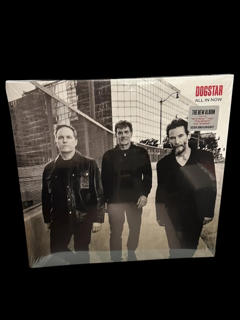 Dogstar All In Now Keanu Reeves Clear Glass LP Vinyl Record Album