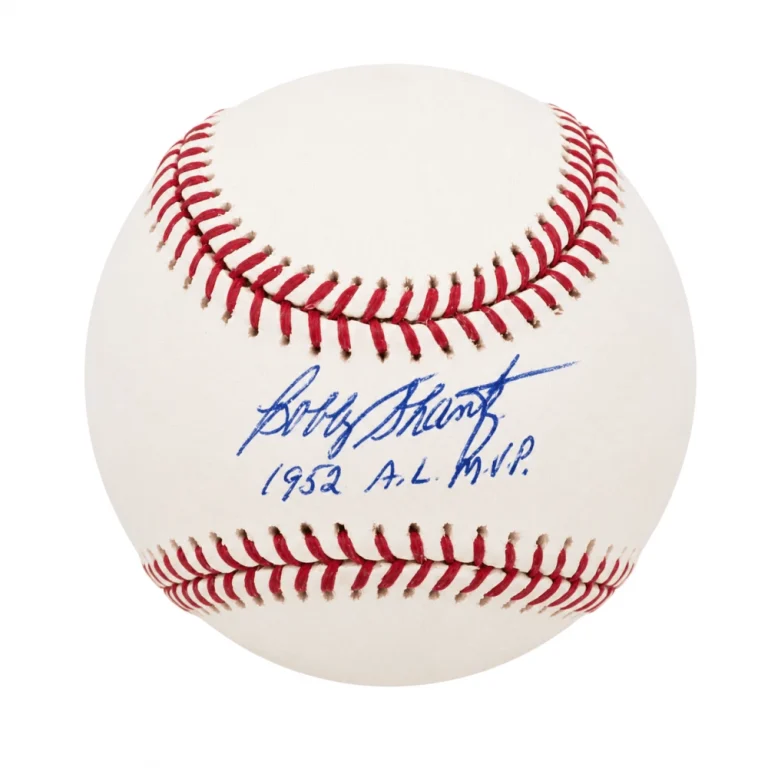 Bobby Shantz Signed Rawlings (Selig) MLB Baseball w/1952 AL MVP - (SCHWARTZ COA)