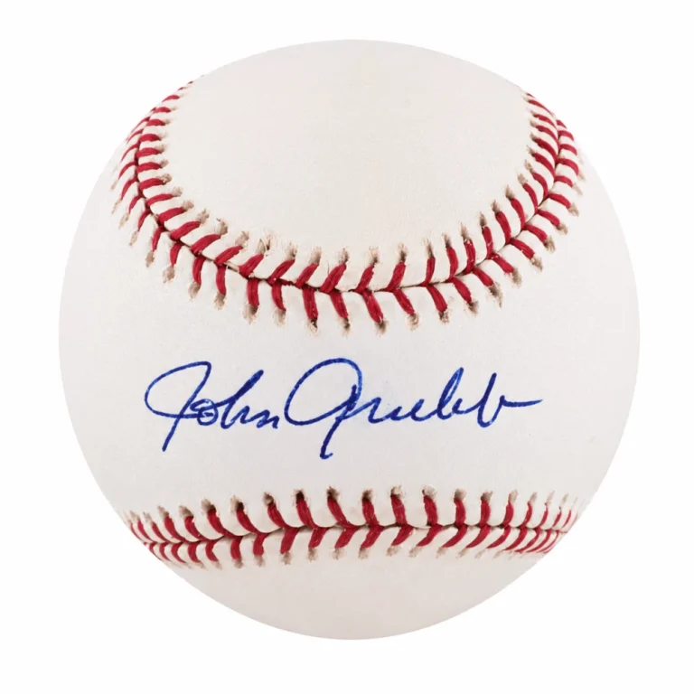 Johnny Grubb Signed Rawlings (Selig) MLB Baseball - (SCHWARTZ COA)