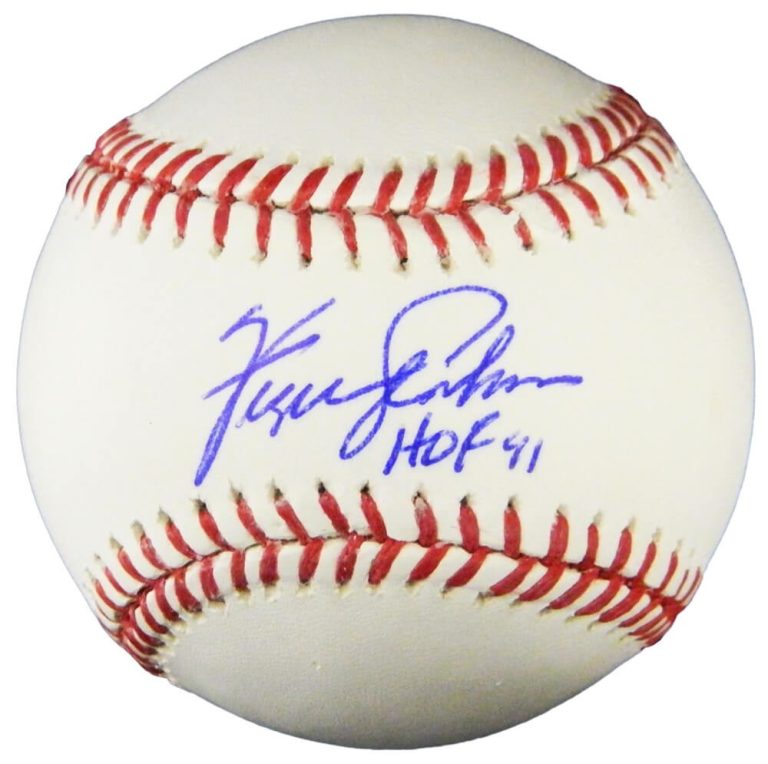 Cubs FERGIE JENKINS Signed MLB Official Baseball w/HOF'91 - SCHWARTZ