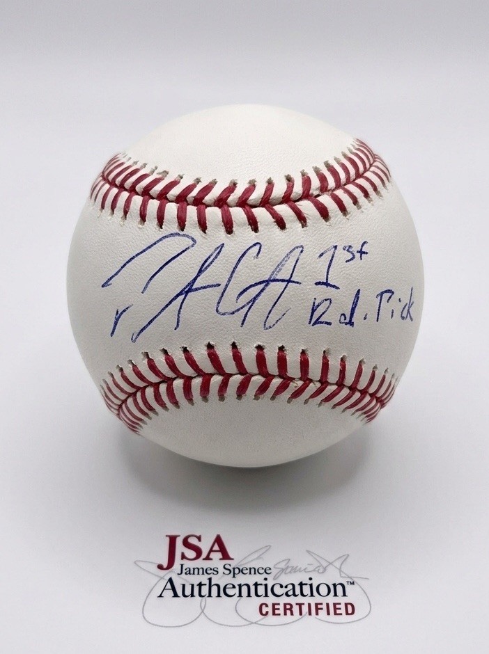Pete Crow-Armstrong Signed MLB Baseball JSA Authentic Autograph High School Auto