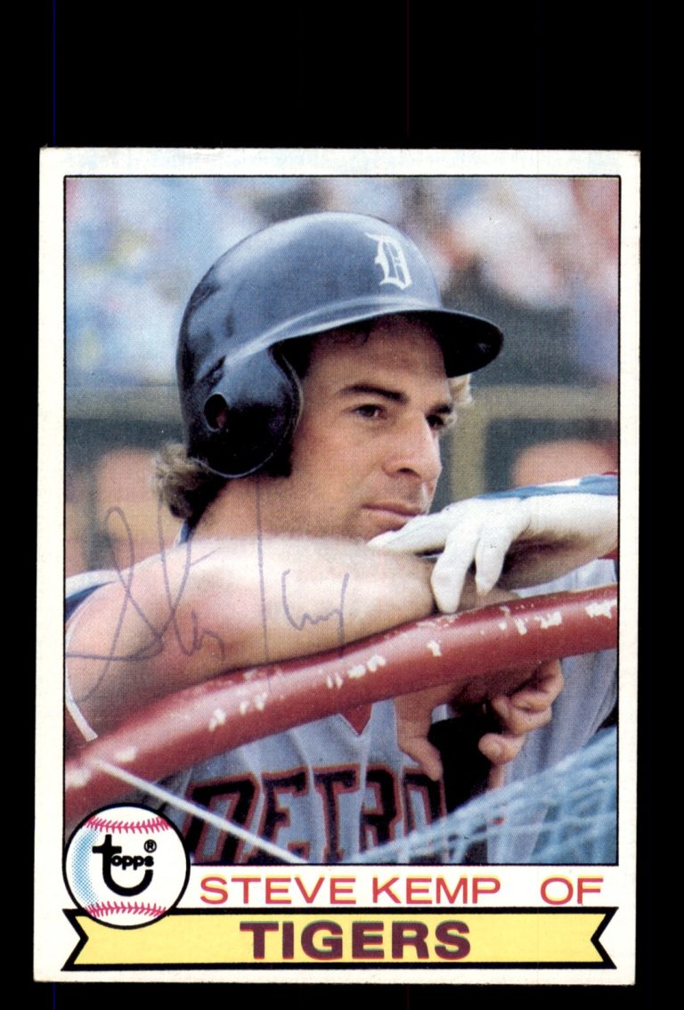 Signed Baseball Card Auto Steve Kemp 1979 Topps #196 Detroit Tigers