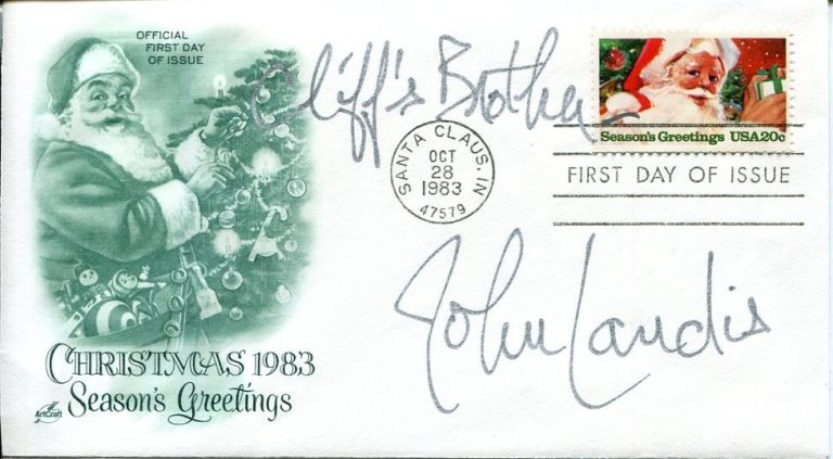 John Landis Blues Brothers An American Werewolf In London Signed Autograph FDC