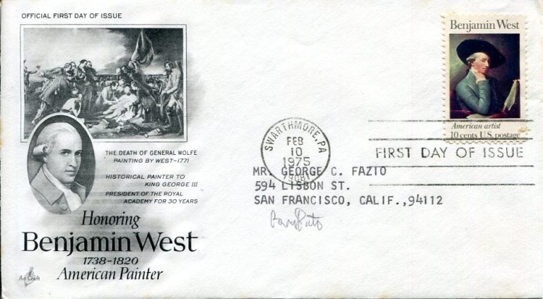 Gary Batty Famous American Artist Rare Signed Autograph FDC