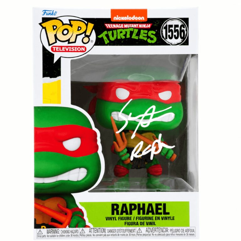Sean Astin Signed TMNT (Nickelodeon) Raphael Funko Pop #1556 w/Raph - (JSA COA)