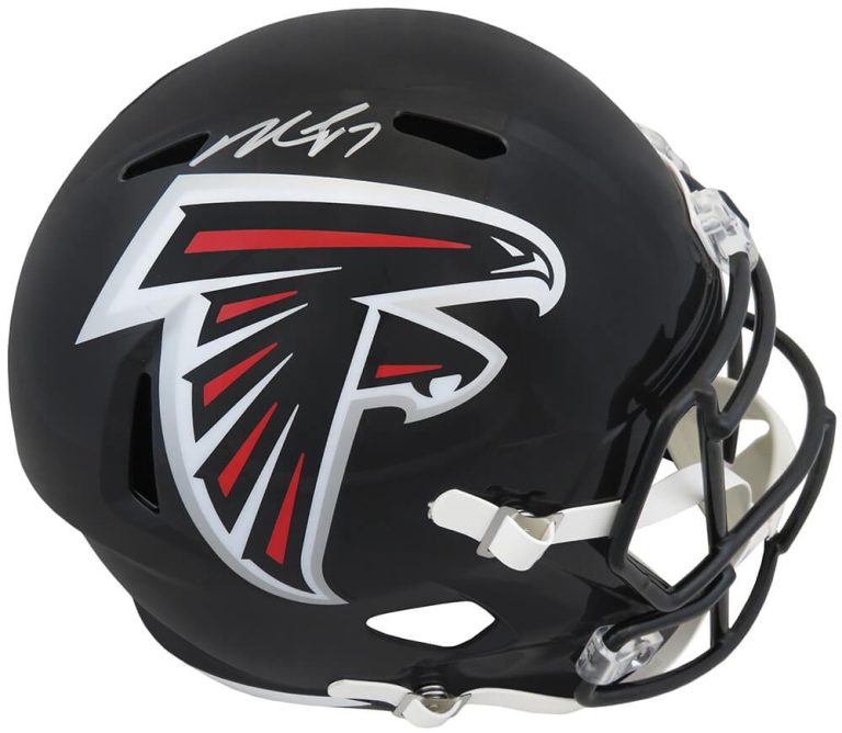 Michael Vick Signed Atlanta Falcons Riddell Full Size Speed Rep Helmet (SS COA)