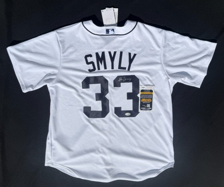 Drew Smyly Signed Detroit Tigers Nike Jersey Size L JSA COA