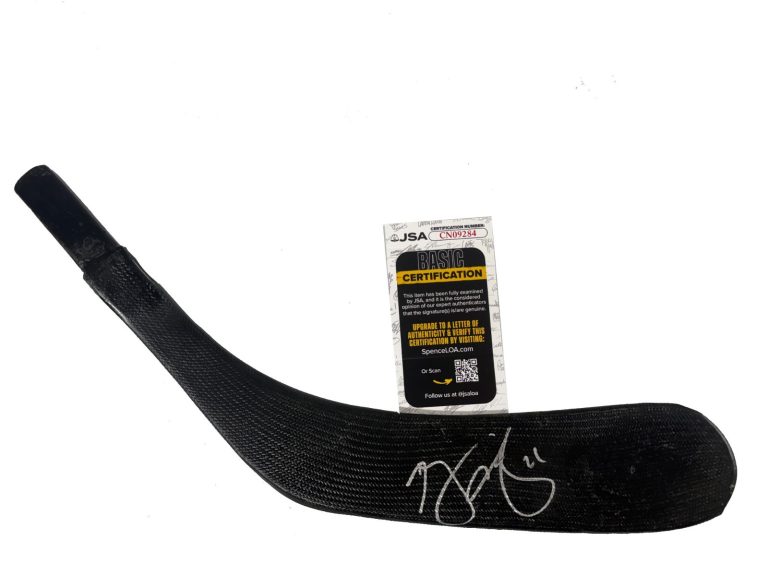 Brian Gionta Signed New Jersey Devils Stick Blade JSA COA