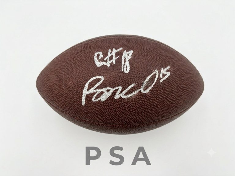 Caleb Williams Rome Odunze Signed NFL Football PSA Authentic Autograph Bears