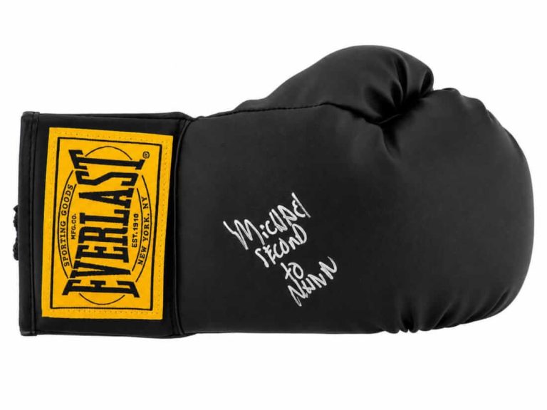 Michael Nunn Signed Everlast Black Full Size Boxing Glove w/Second To - (SS COA)
