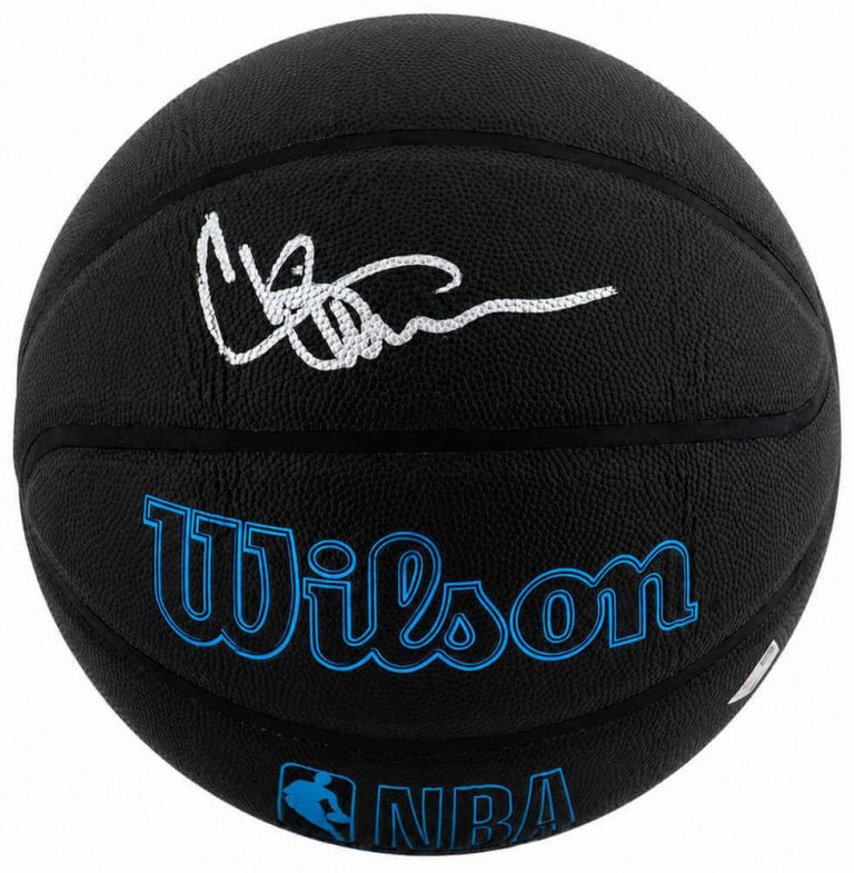 Chris Webber Signed Wilson Forge Black Full Size NBA Basketball - (FANATICS COA)