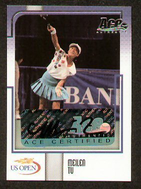 Meilen Tu signed autographed 2008 ACE US OPEN 93/99