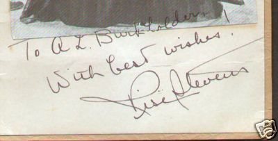 Rise Stevens Vintage signed autograph Opera Soprano FC