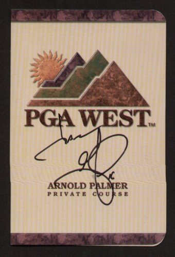 Jason Giambi signed autograph auto PGA West Scorecard