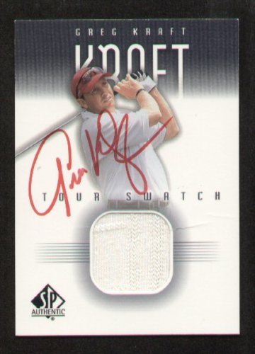 Greg Kraft signed autograph Upper Deck Fabric card