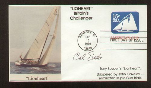 Cal Sacks signed auto FDC Stamp Designer / Artist
