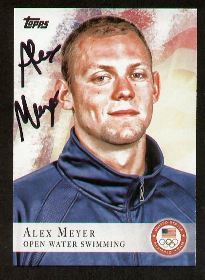 Alex Meyer signed autograph auto 2012 Topps U.S. Olympic Team Card