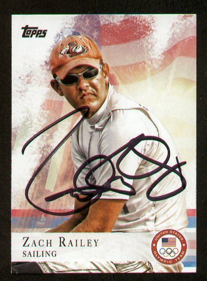 Zach Railey signed autograph auto 2012 Topps U.S. Olympic Team Card